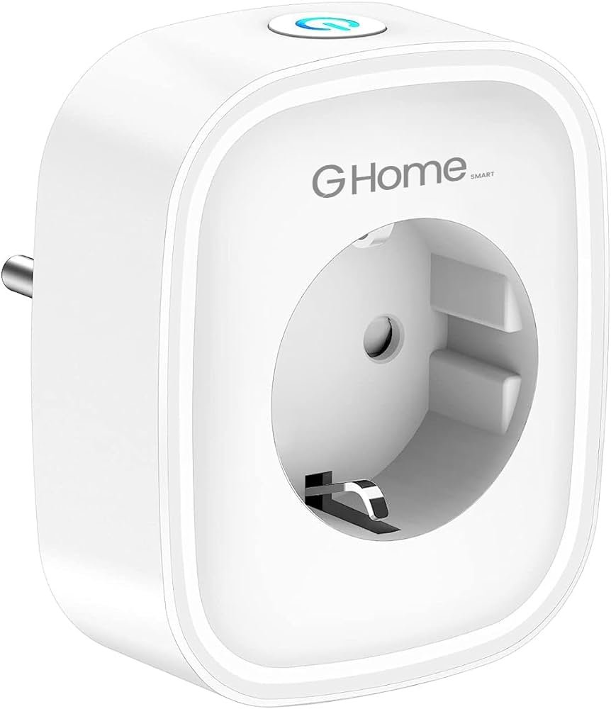 GNCC Enchufe Inteligente con Consumo Energía&Temporizadores, Enchufe WIFI  Compatible con Alexa y Google Home, Smart Plug